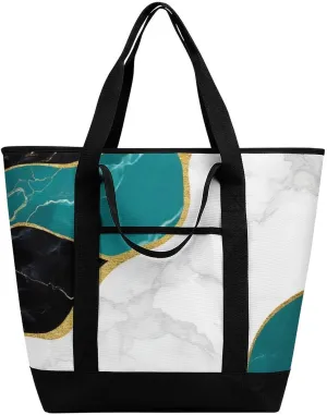 Women's Large-Capacity Thermal Tote Bag Stylish Work & Commute Handbag