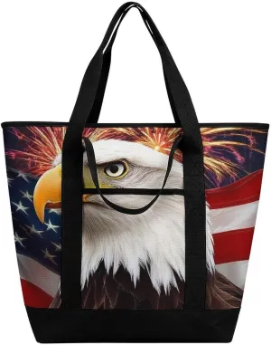 Women's Large-Capacity Thermal Tote Bag Stylish Work & Commute Handbag