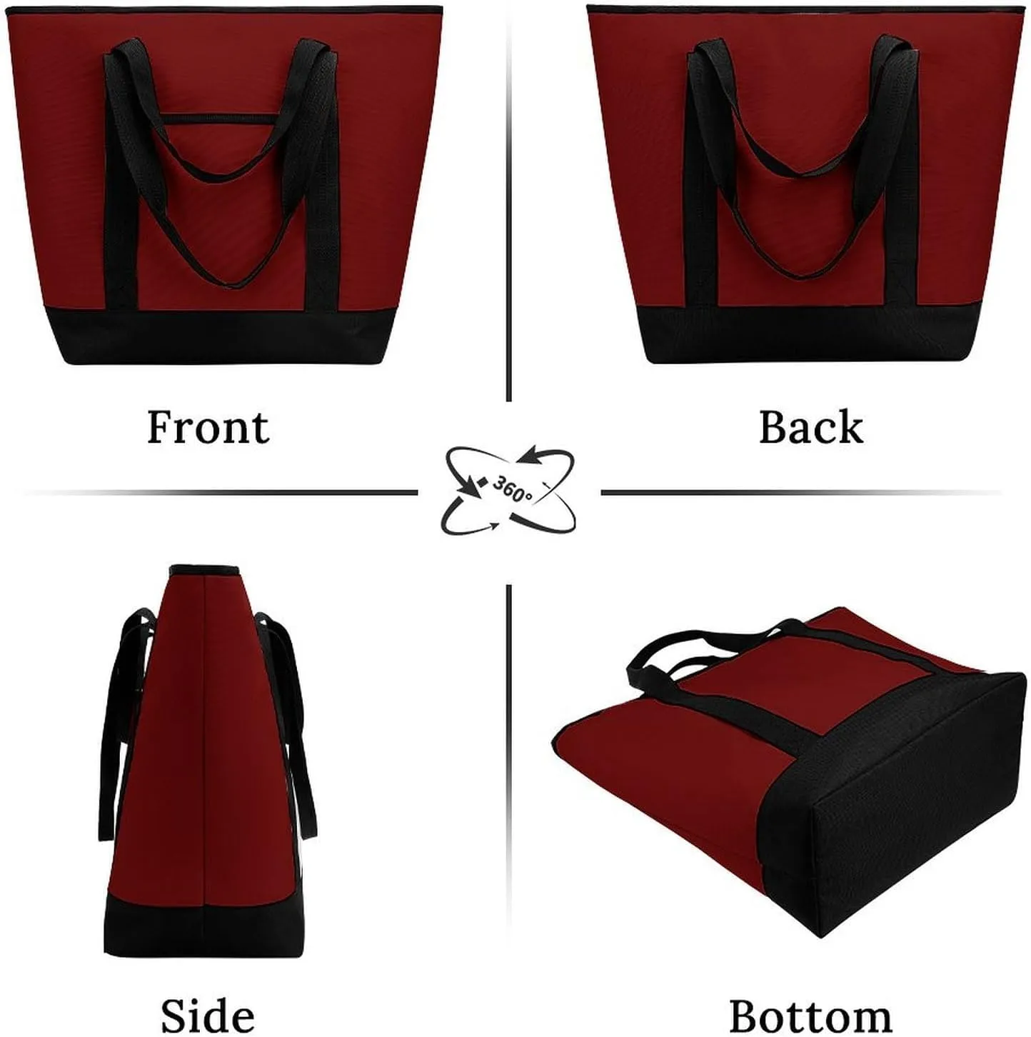 Women's Large-Capacity Thermal Tote Bag Stylish Work & Commute Handbag