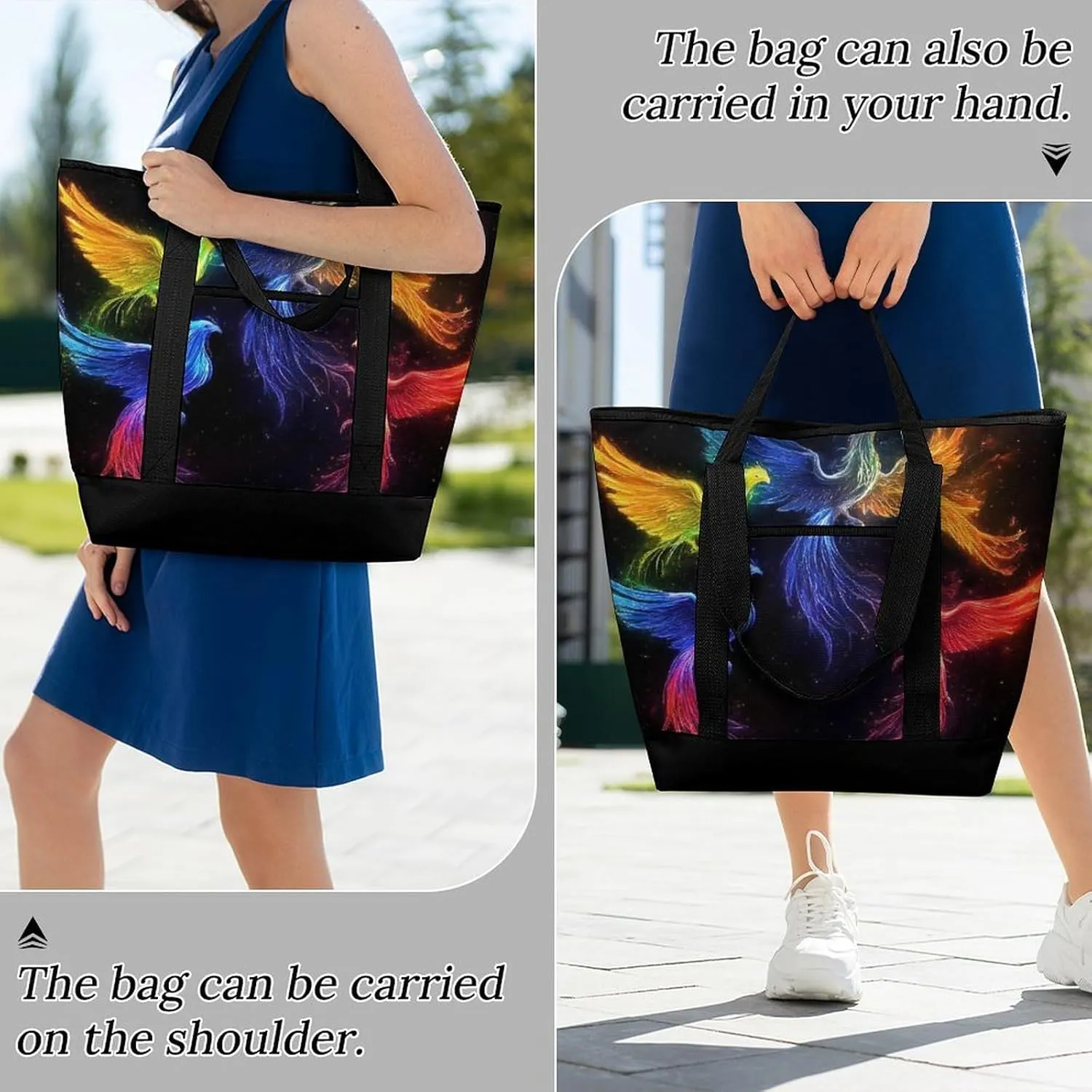 Women's Large-Capacity Thermal Tote Bag Stylish Work & Commute Handbag