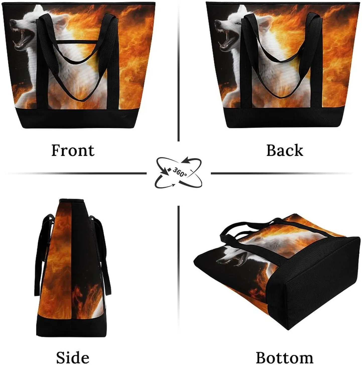 Women's Large-Capacity Thermal Tote Bag Stylish Work & Commute Handbag