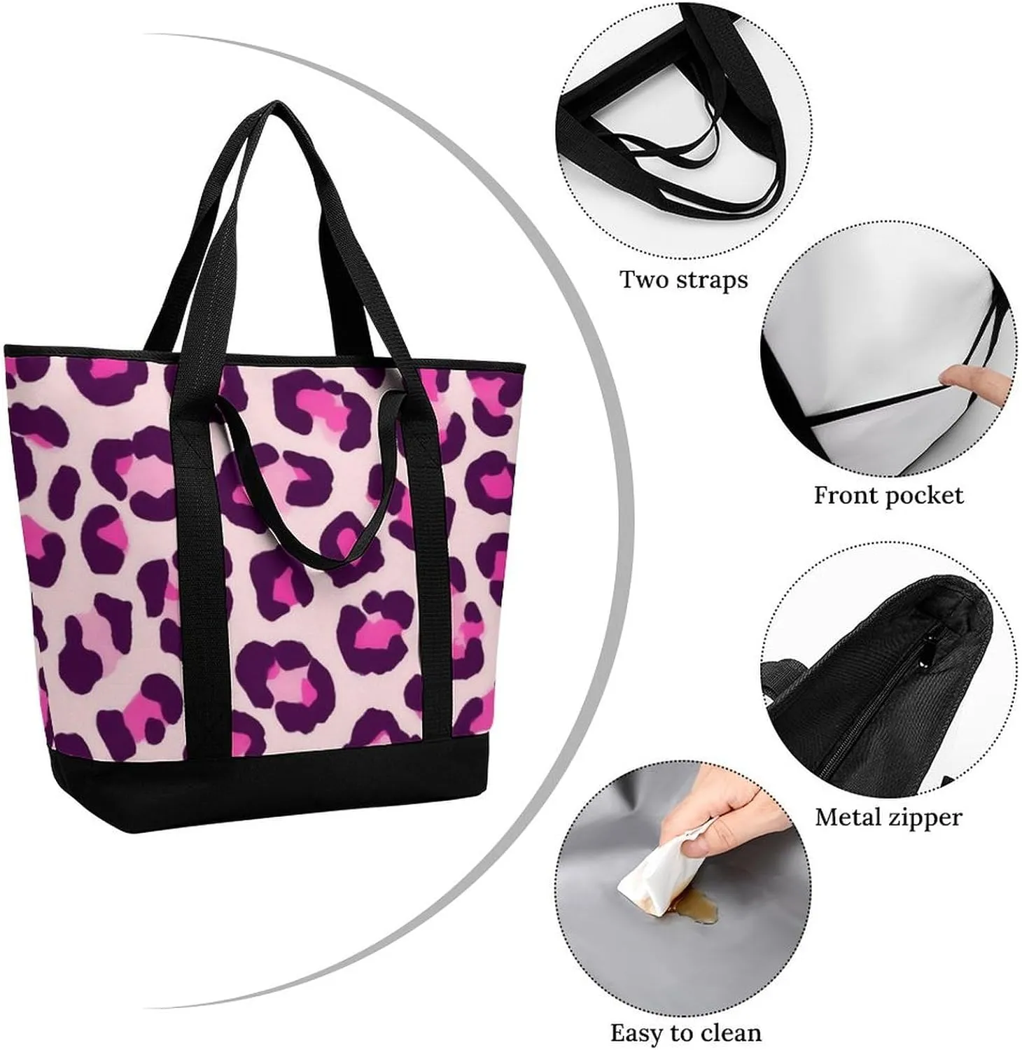 Women's Large-Capacity Thermal Tote Bag Stylish Work & Commute Handbag