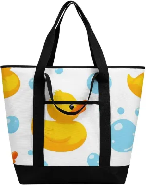 Women's Large-Capacity Thermal Tote Bag Stylish Work & Commute Handbag