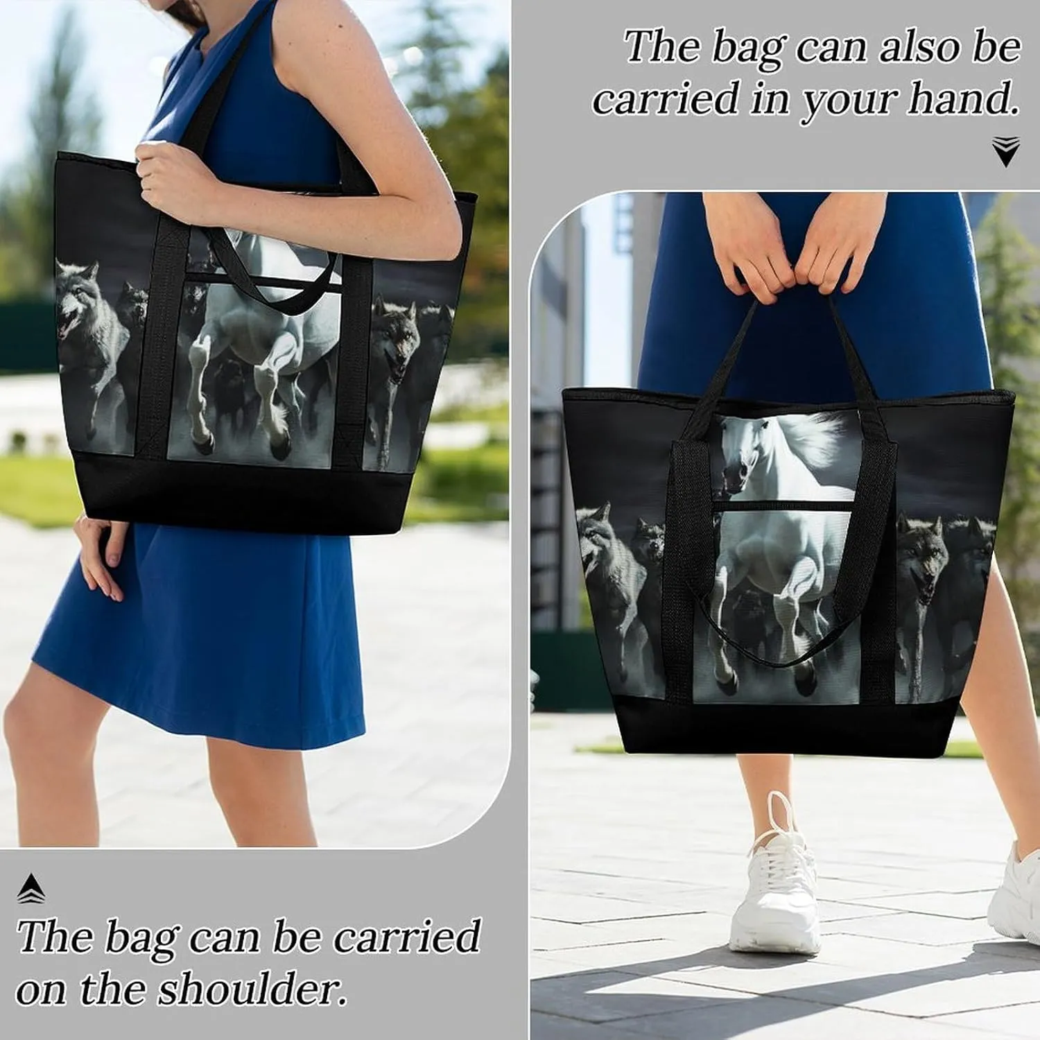 Women's Large-Capacity Thermal Tote Bag Stylish Work & Commute Handbag
