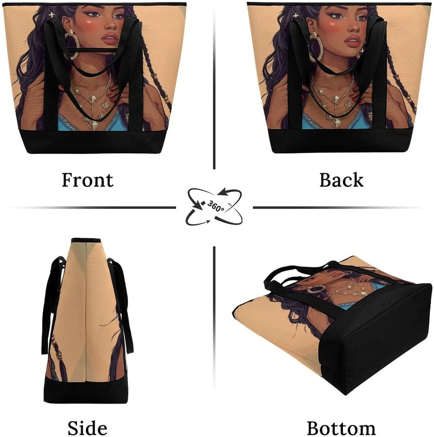 Women's Large-Capacity Thermal Tote Bag Stylish Work & Commute Handbag