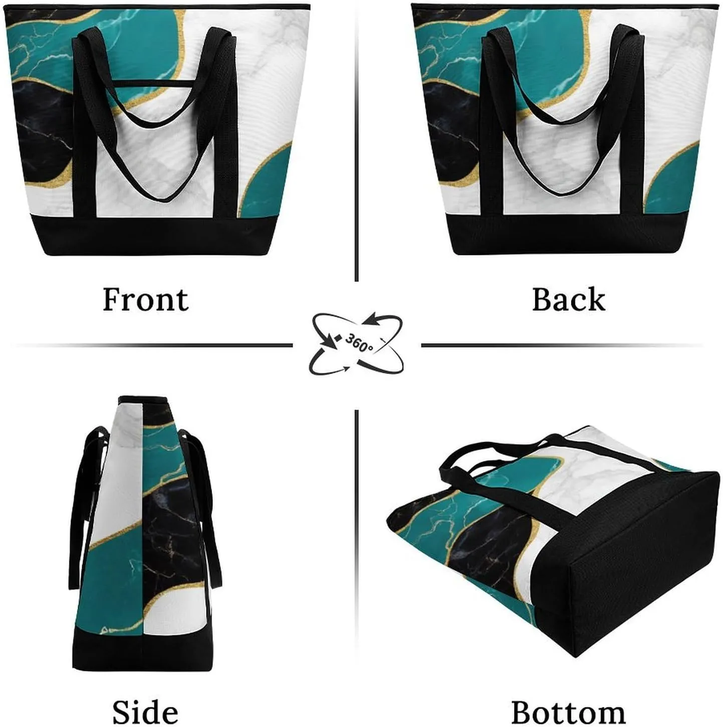 Women's Large-Capacity Thermal Tote Bag Stylish Work & Commute Handbag