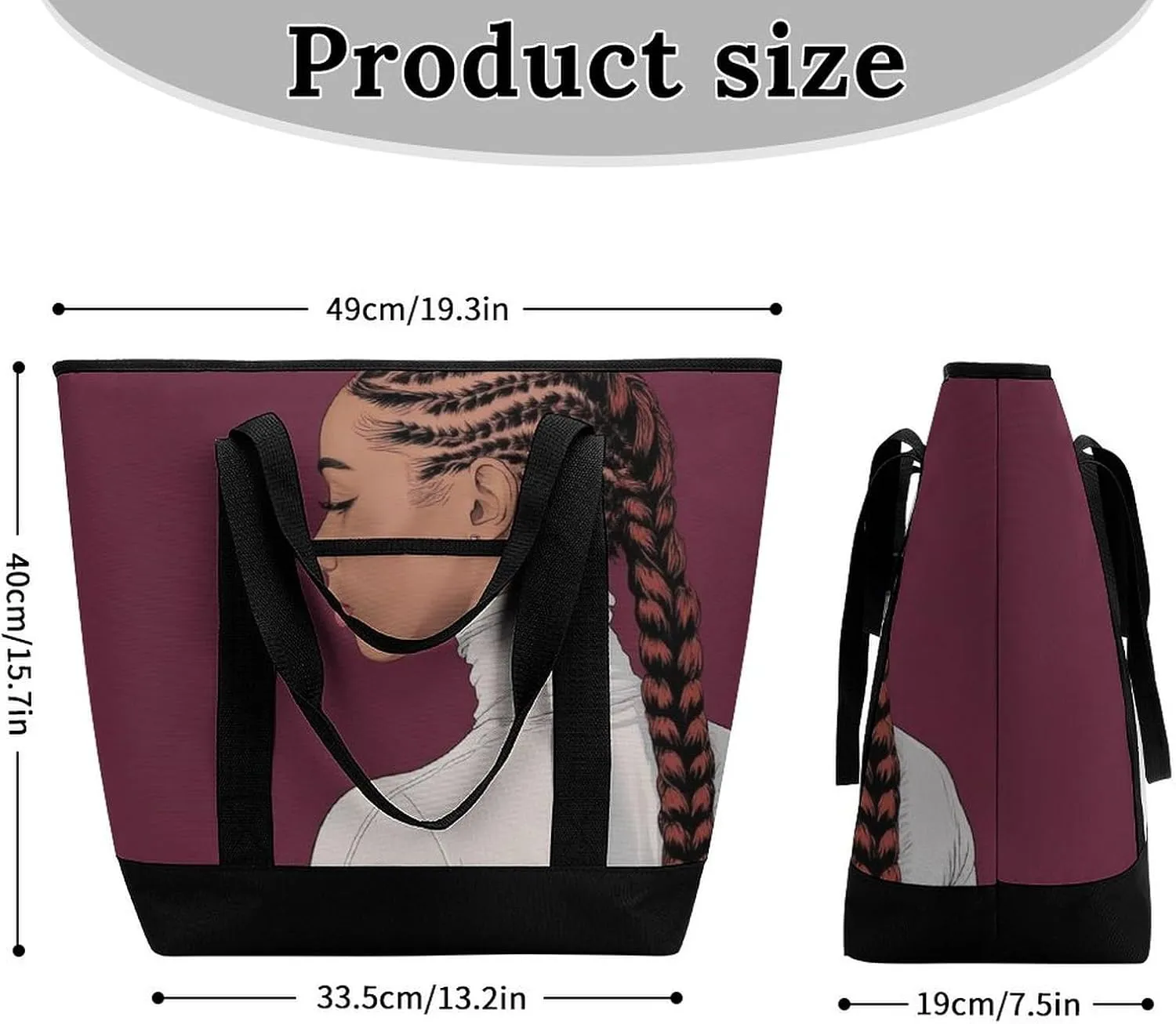 Women's Large-Capacity Thermal Tote Bag Stylish Work & Commute Handbag