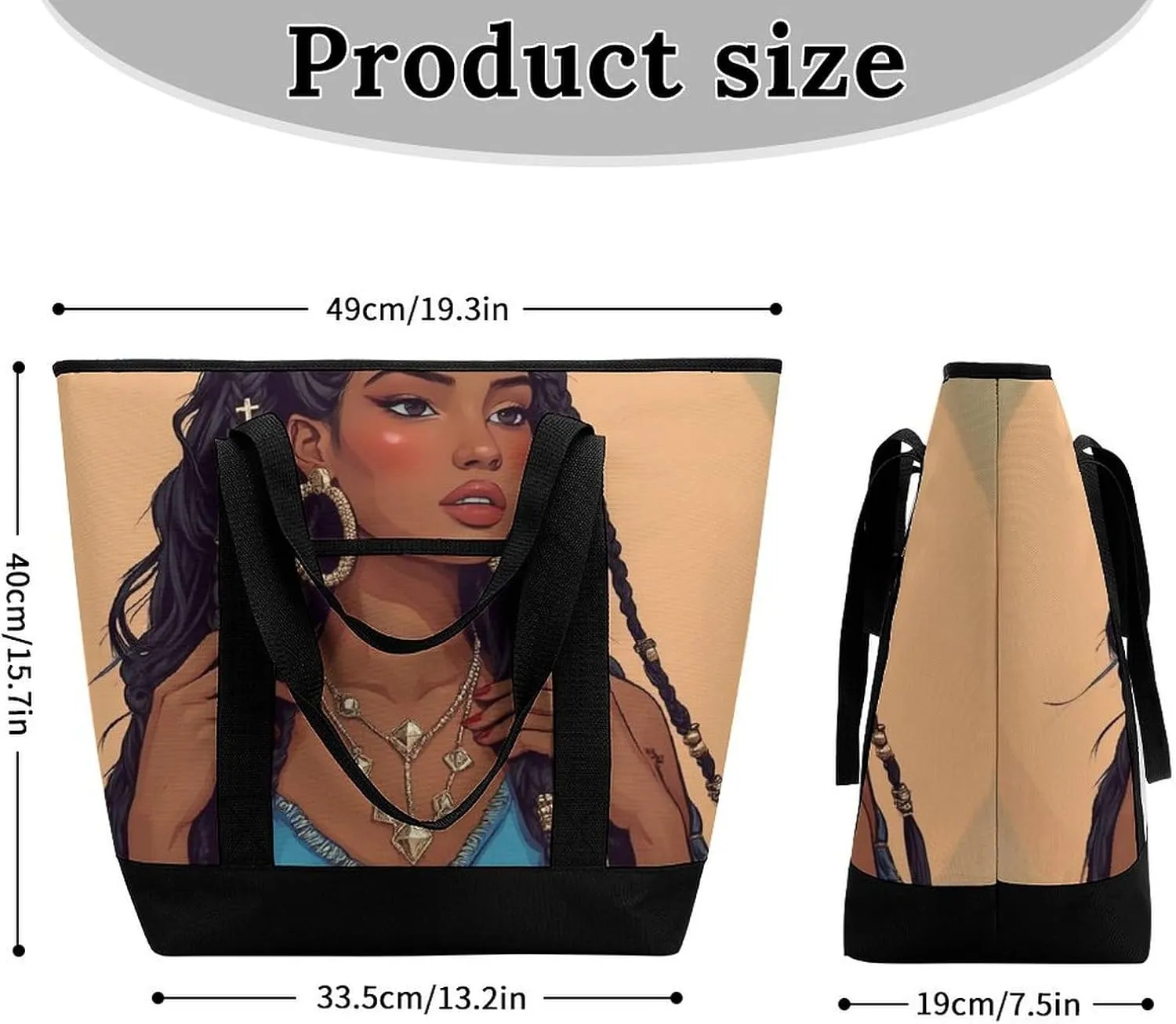Women's Large-Capacity Thermal Tote Bag Stylish Work & Commute Handbag