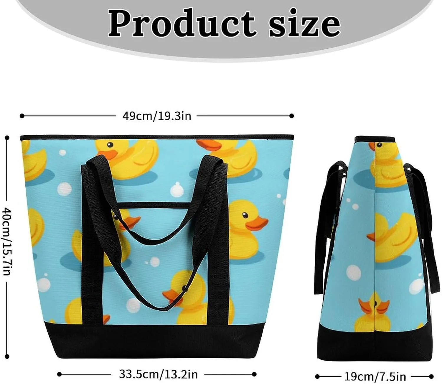 Women's Large-Capacity Thermal Tote Bag Stylish Work & Commute Handbag