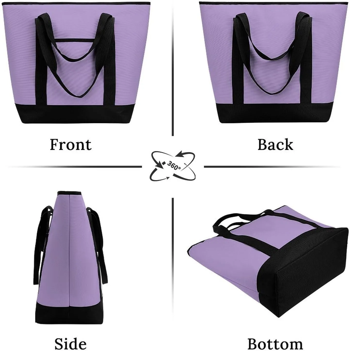 Women's Large-Capacity Thermal Tote Bag Stylish Work & Commute Handbag