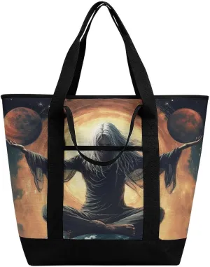 Women's Large-Capacity Thermal Tote Bag Stylish Work & Commute Handbag