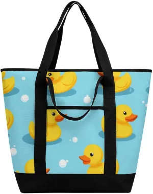 Women's Large-Capacity Thermal Tote Bag Stylish Work & Commute Handbag