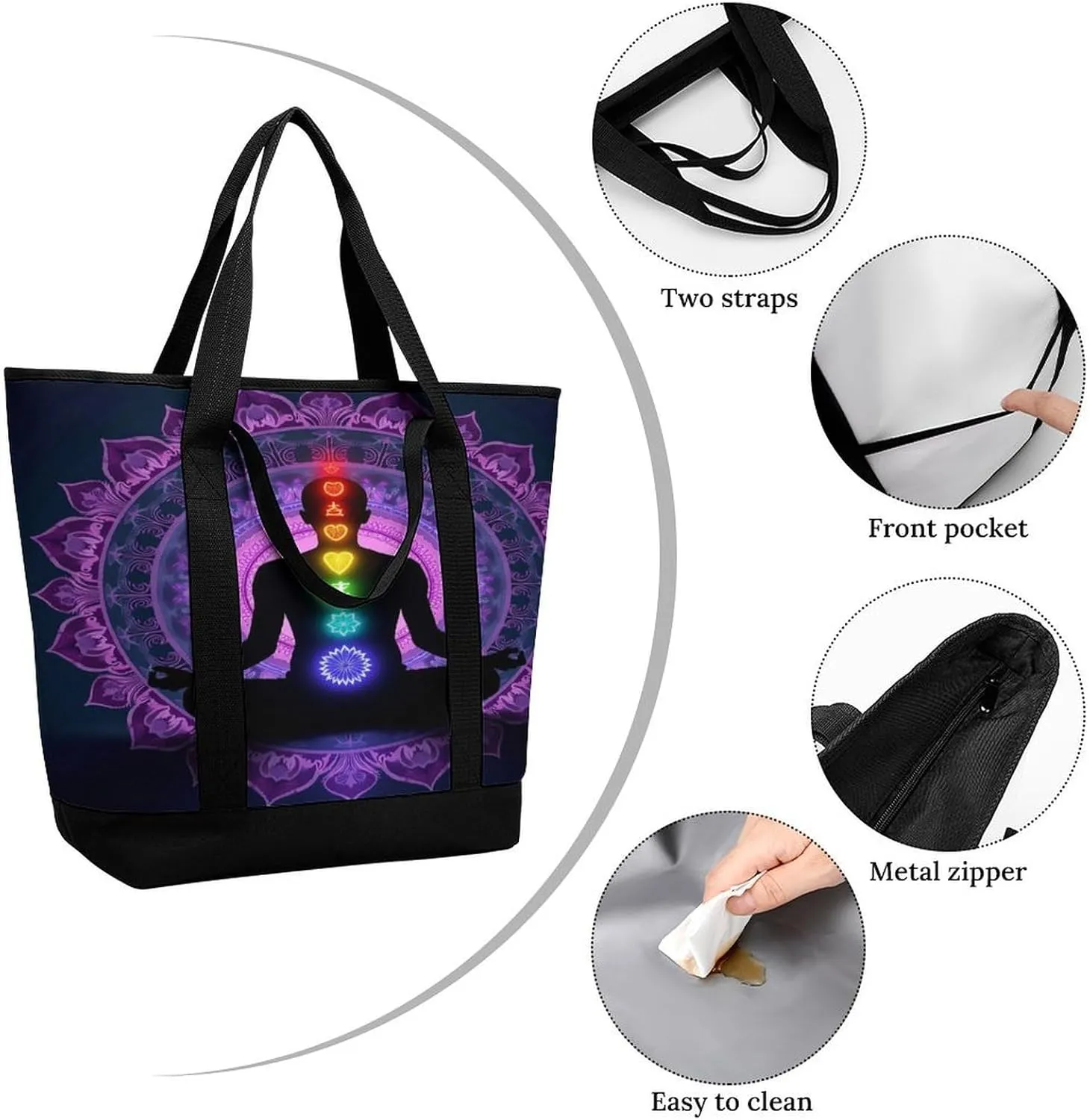 Women's Large-Capacity Thermal Tote Bag Stylish Work & Commute Handbag
