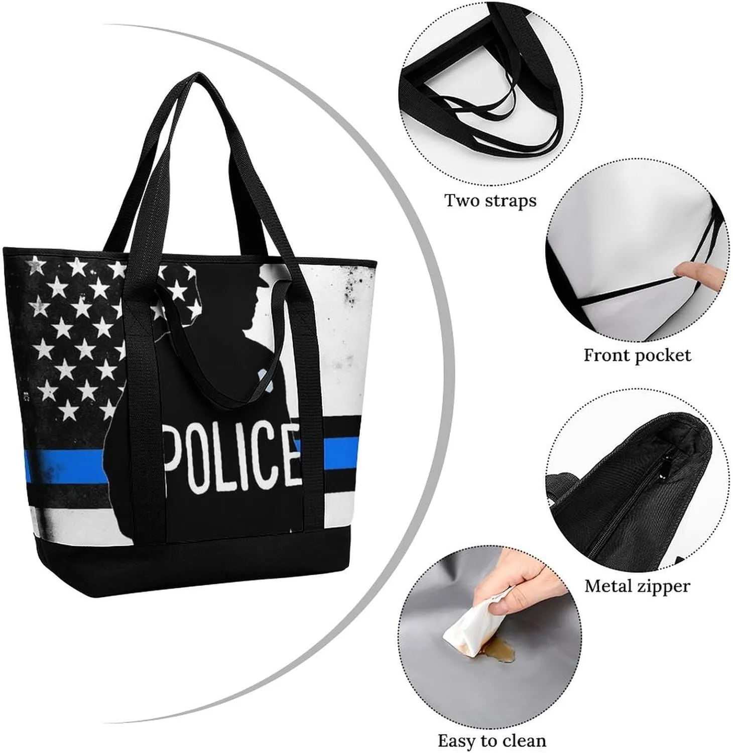 Women's Large-Capacity Thermal Tote Bag Stylish Work & Commute Handbag