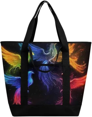 Women's Large-Capacity Thermal Tote Bag Stylish Work & Commute Handbag