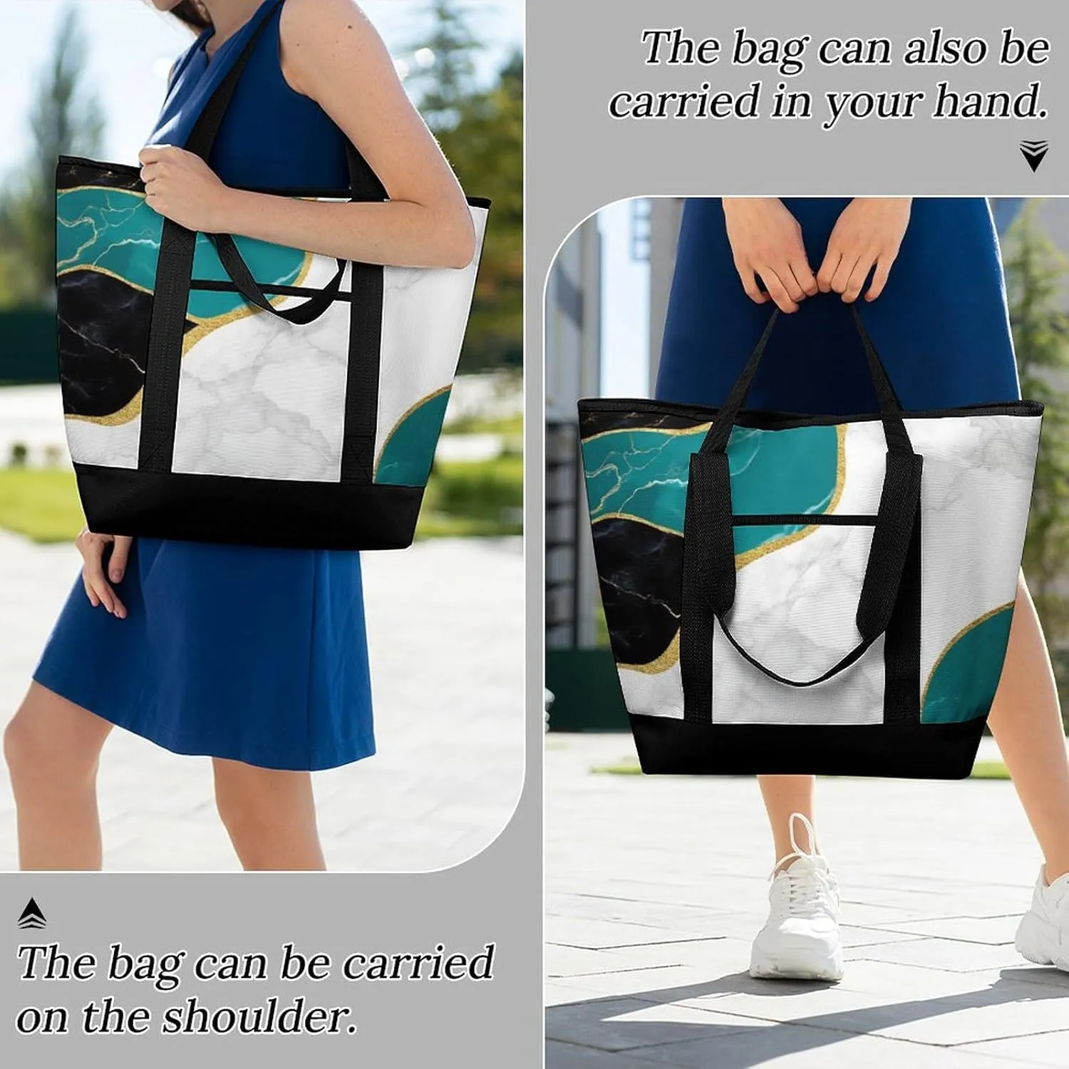 Women's Large-Capacity Thermal Tote Bag Stylish Work & Commute Handbag