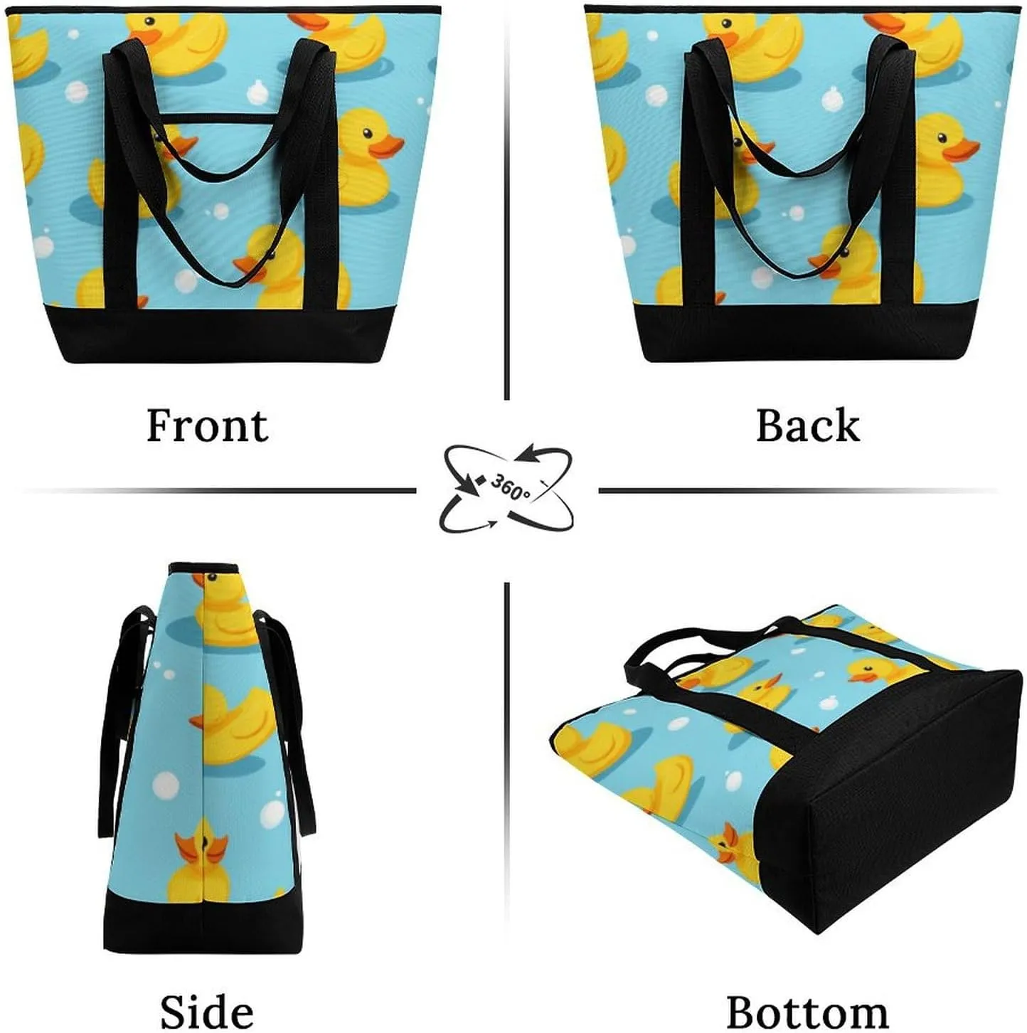 Women's Large-Capacity Thermal Tote Bag Stylish Work & Commute Handbag