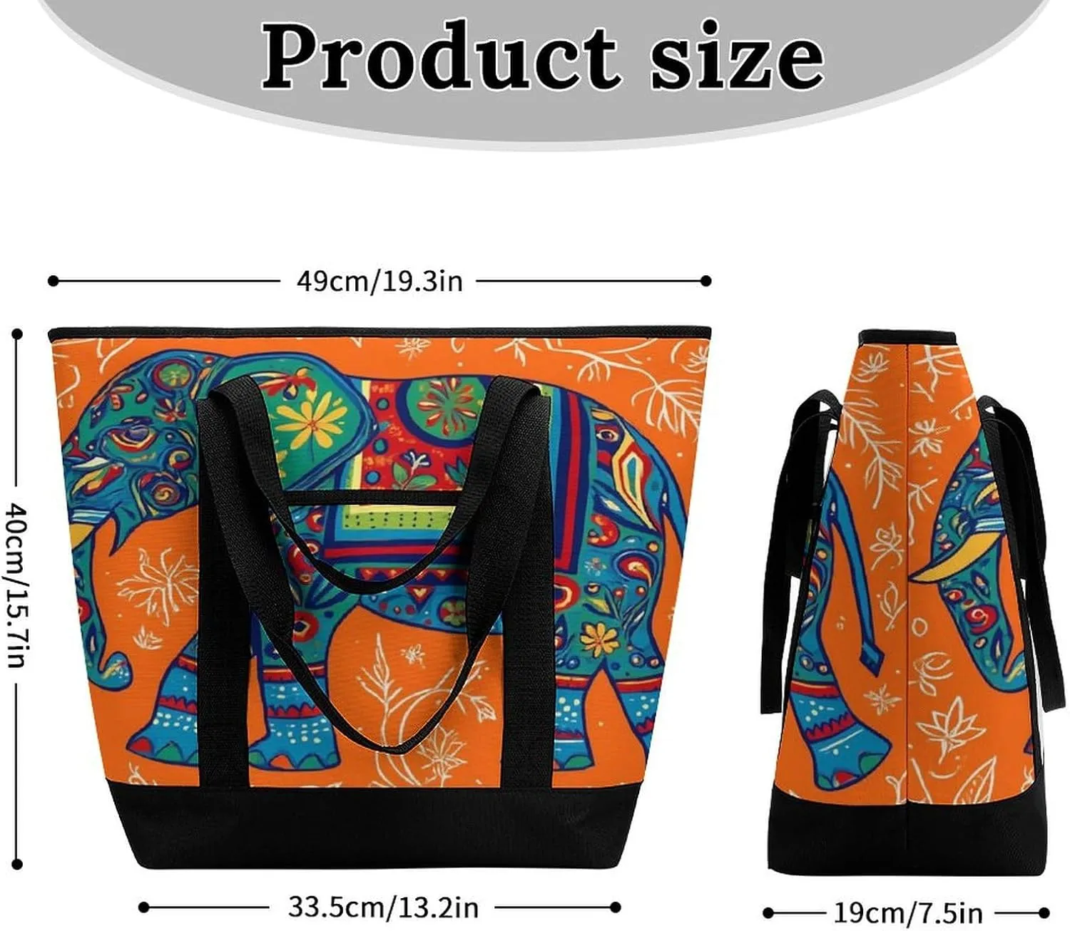 Women's Large-Capacity Thermal Tote Bag Stylish Work & Commute Handbag