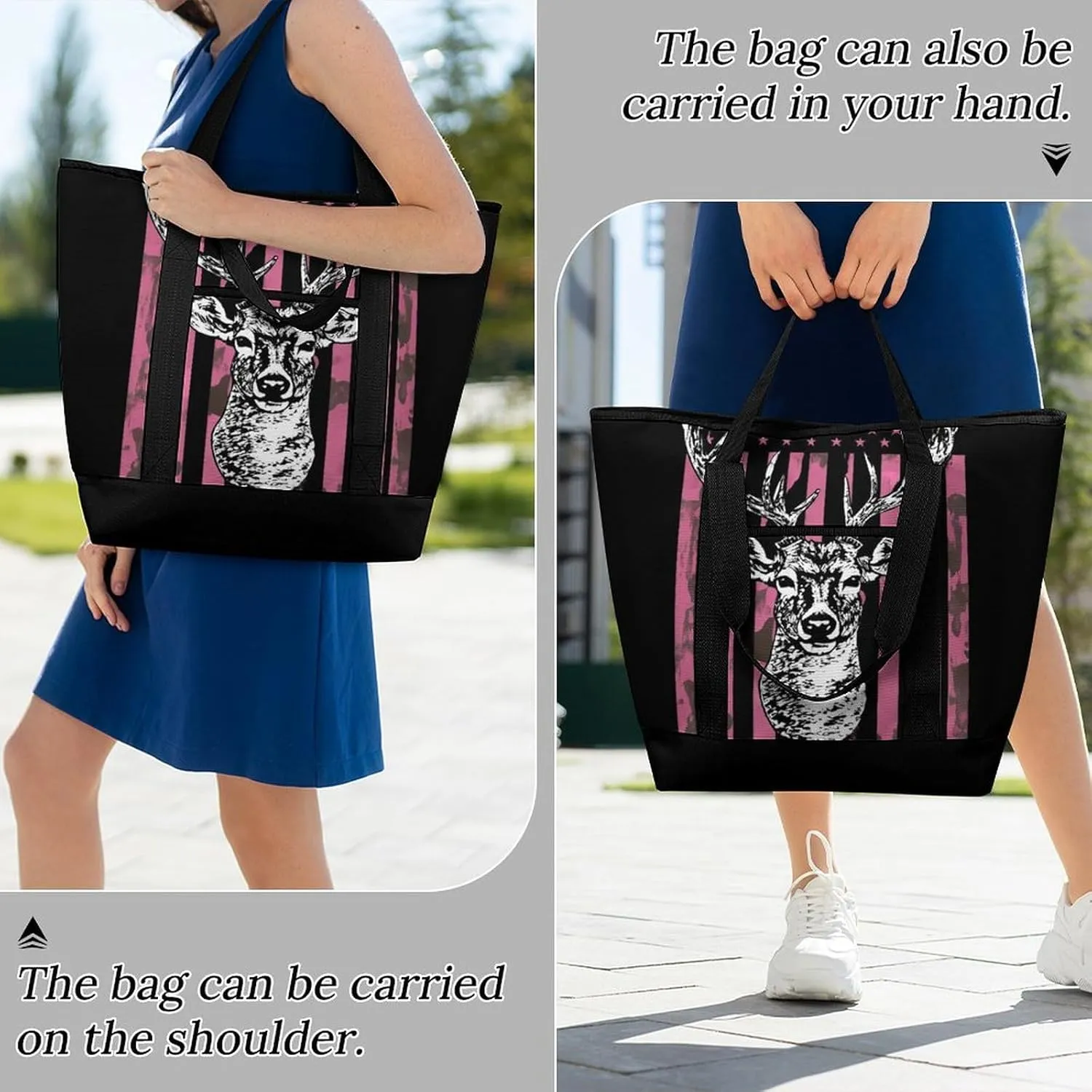 Women's Large-Capacity Thermal Tote Bag Stylish Work & Commute Handbag