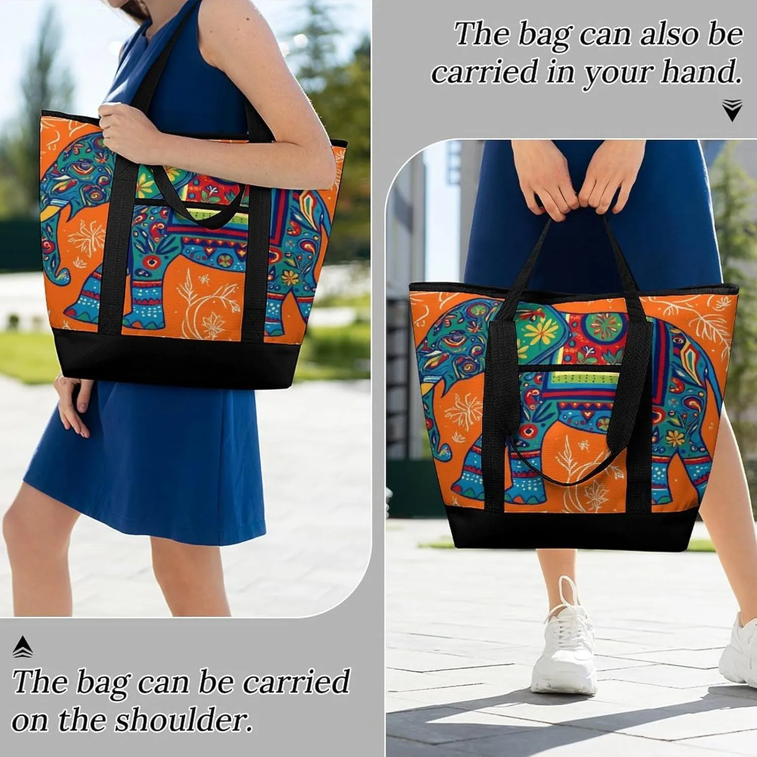 Women's Large-Capacity Thermal Tote Bag Stylish Work & Commute Handbag