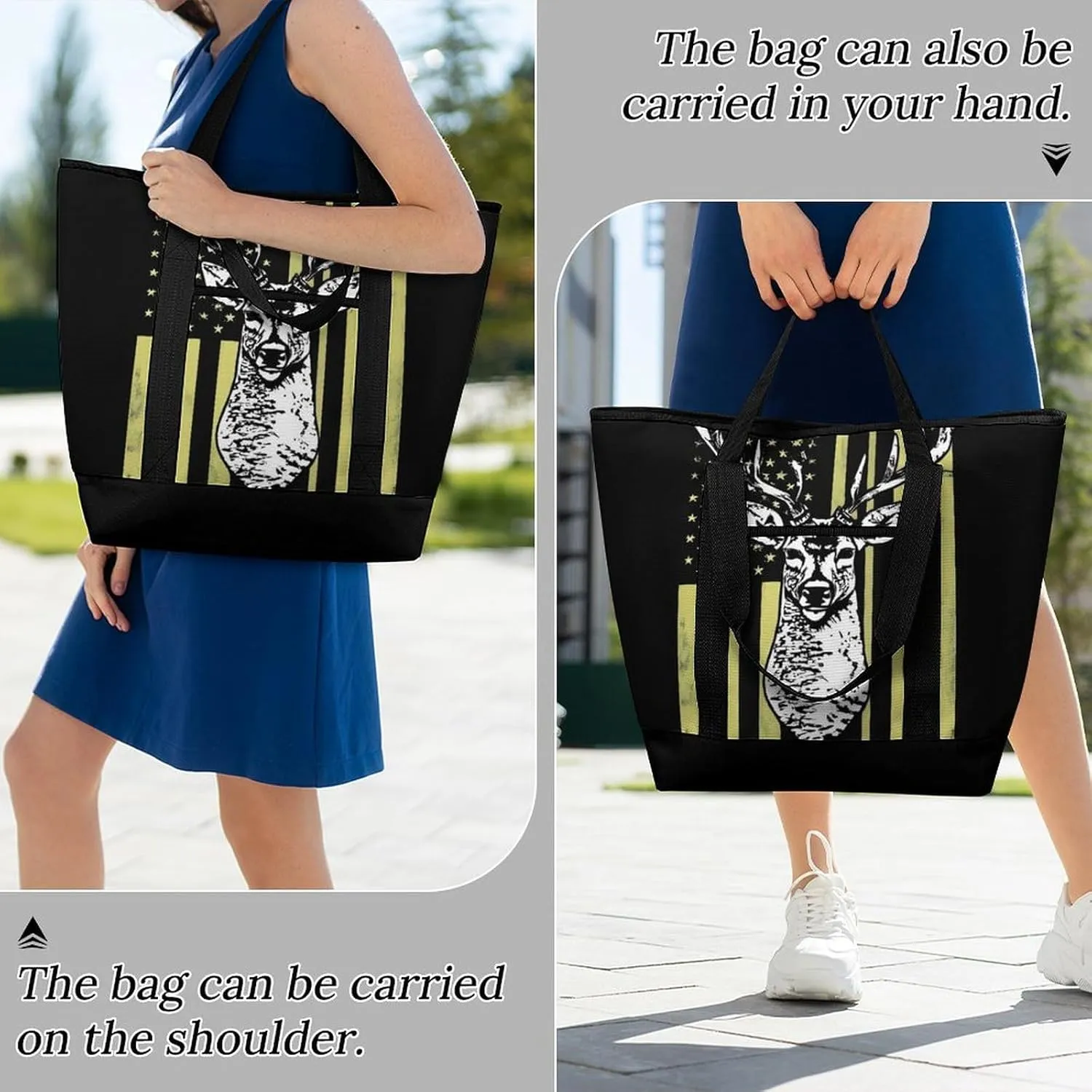 Women's Large-Capacity Thermal Tote Bag Stylish Work & Commute Handbag