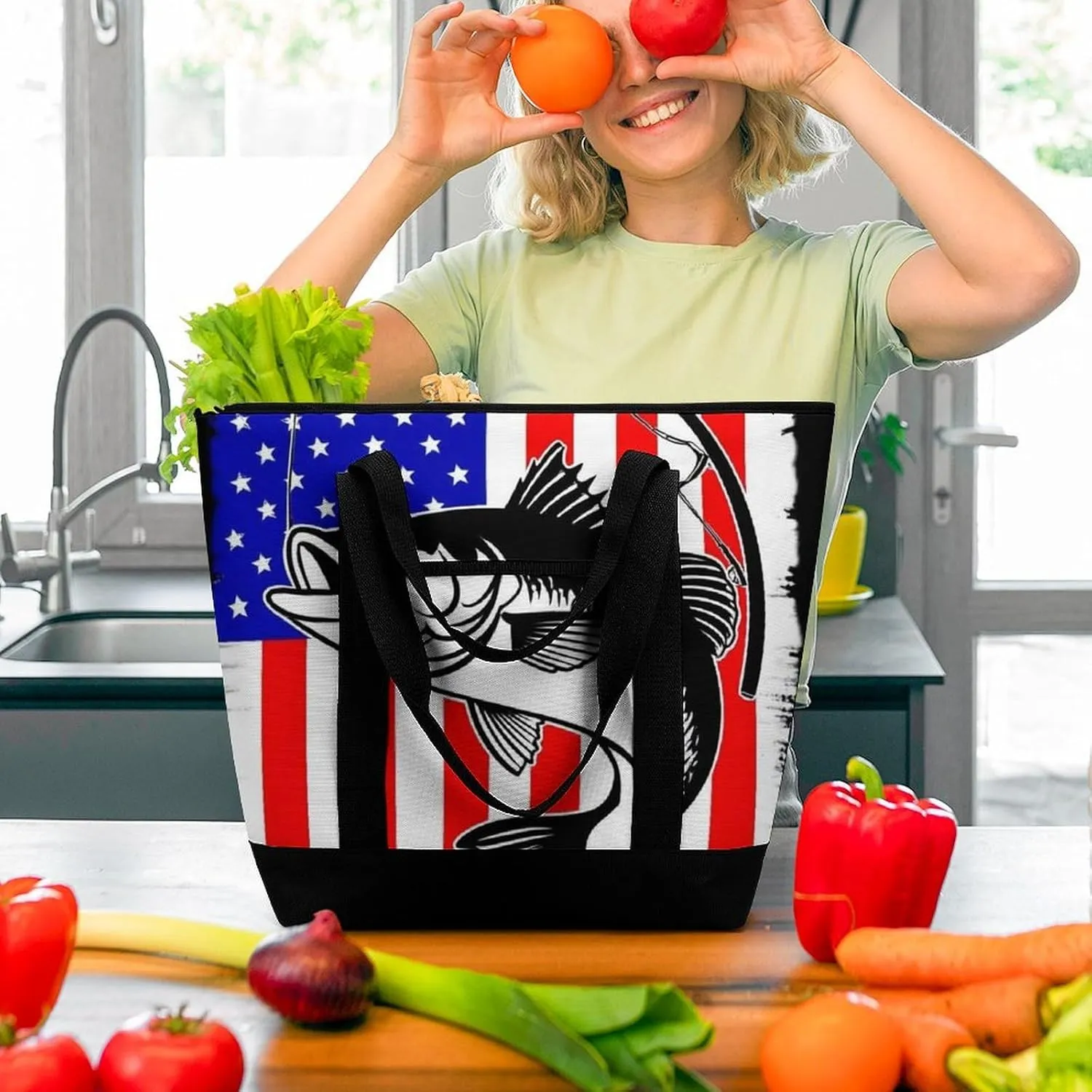 Women's Large-Capacity Thermal Tote Bag Stylish Work & Commute Handbag