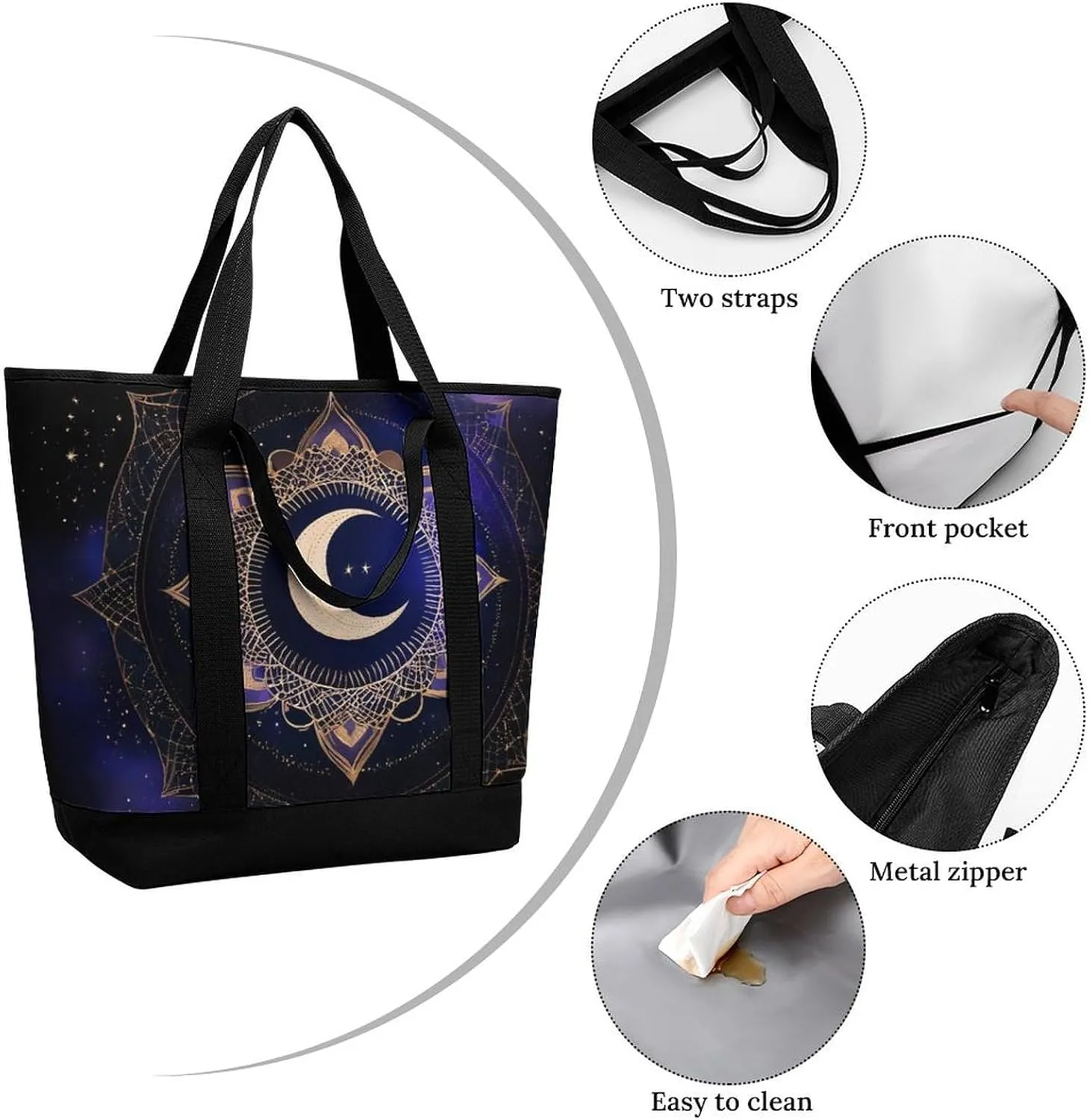 Women's Large-Capacity Thermal Tote Bag Stylish Work & Commute Handbag