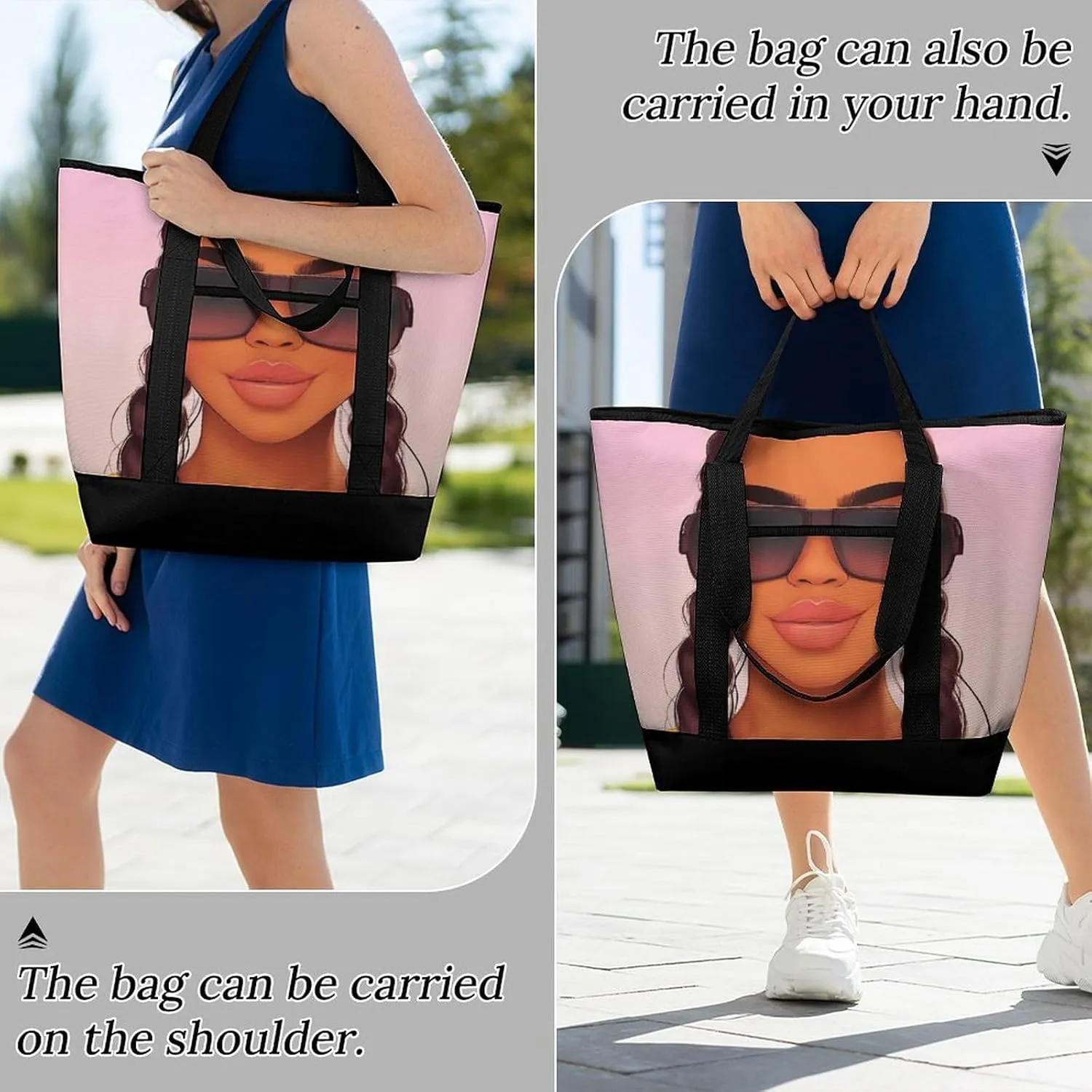 Women's Large-Capacity Thermal Tote Bag Stylish Work & Commute Handbag