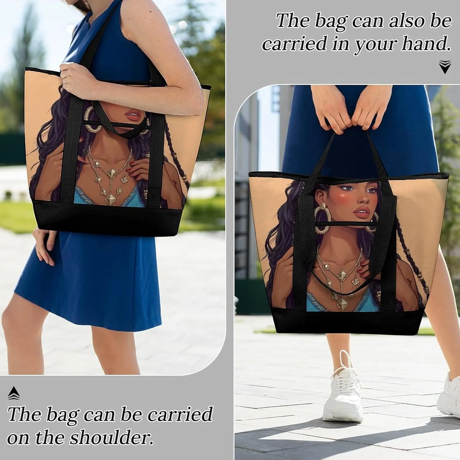 Women's Large-Capacity Thermal Tote Bag Stylish Work & Commute Handbag