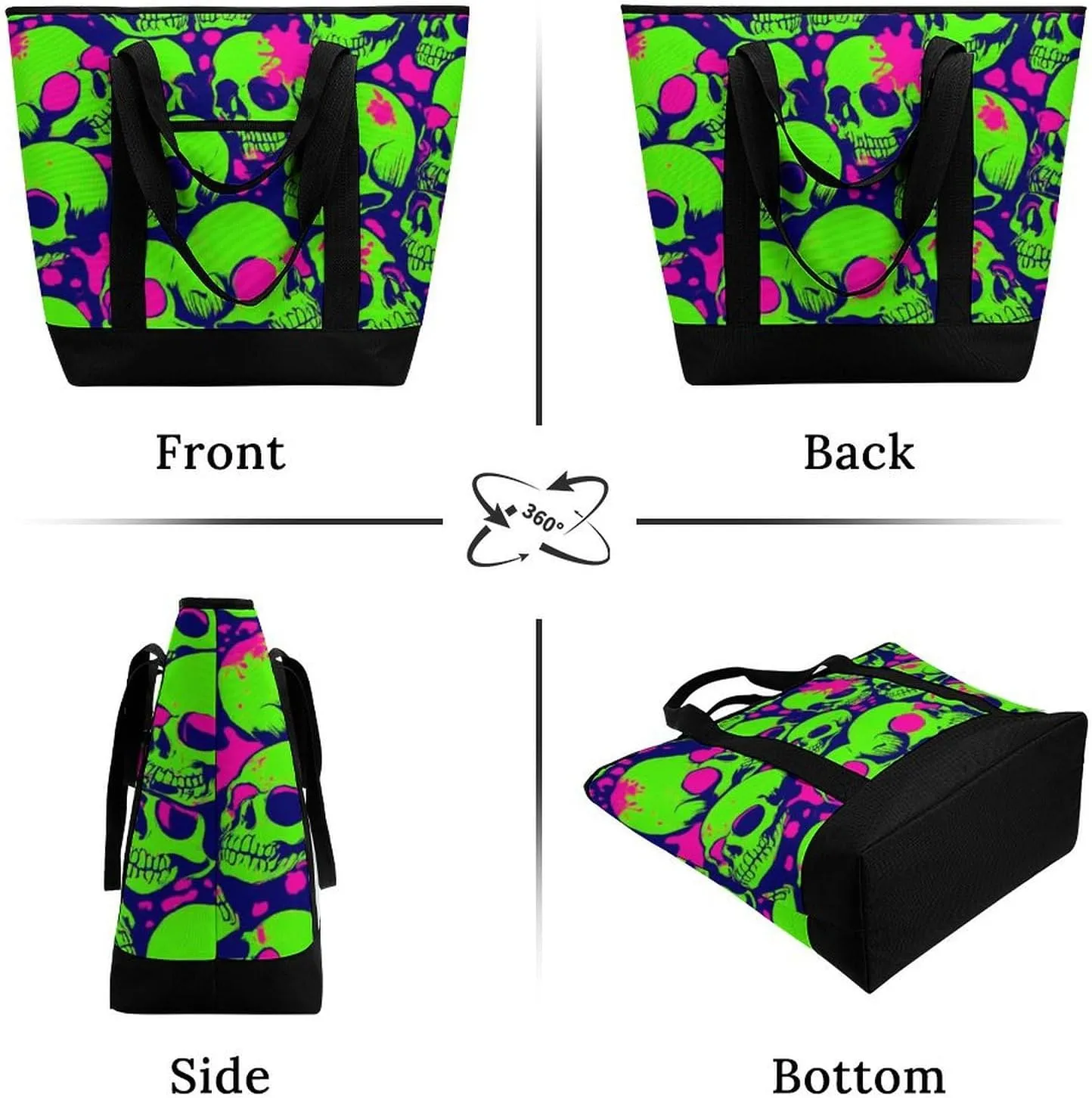 Women's Large-Capacity Thermal Tote Bag Stylish Work & Commute Handbag