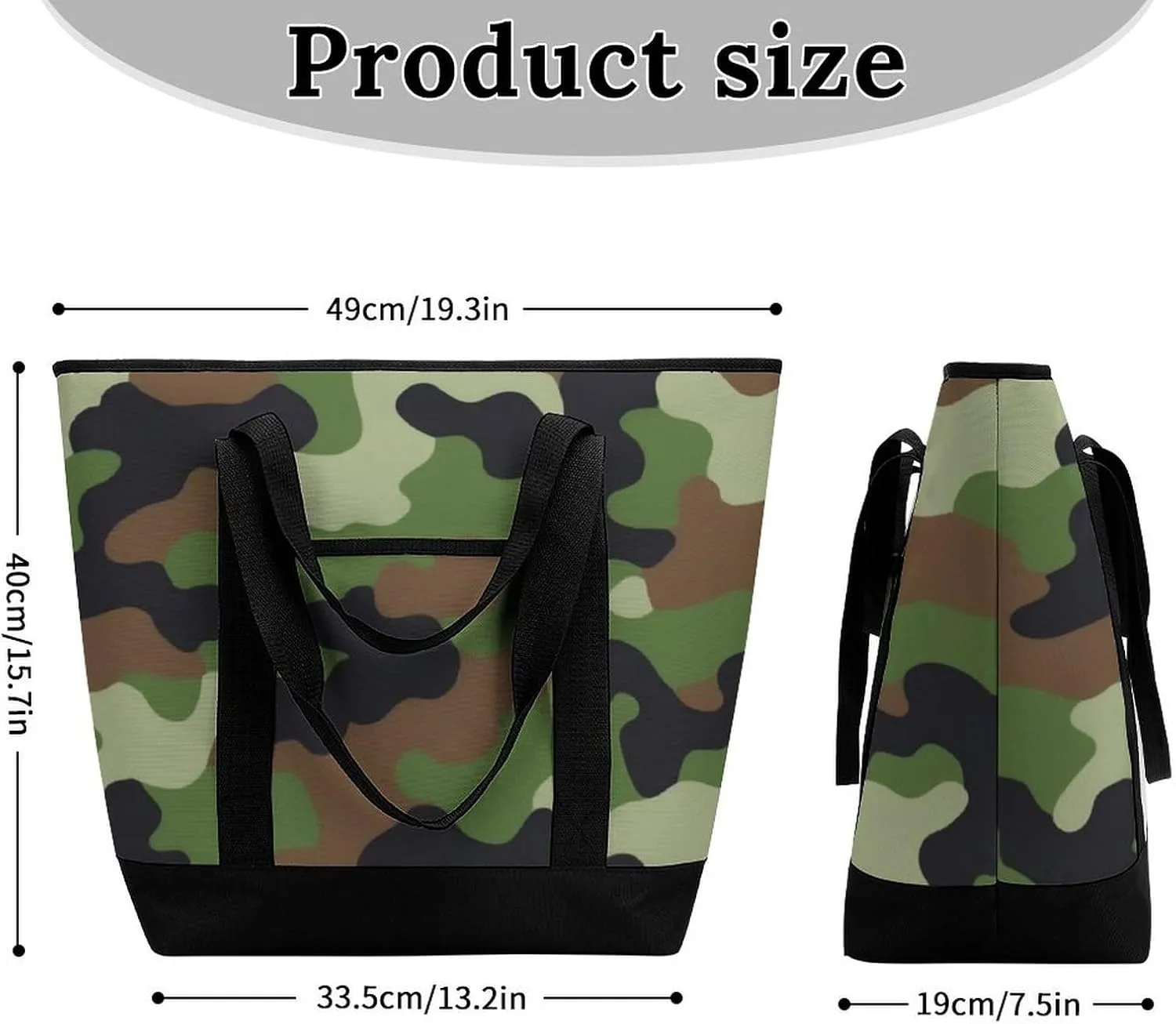 Women's Large-Capacity Thermal Tote Bag Stylish Work & Commute Handbag