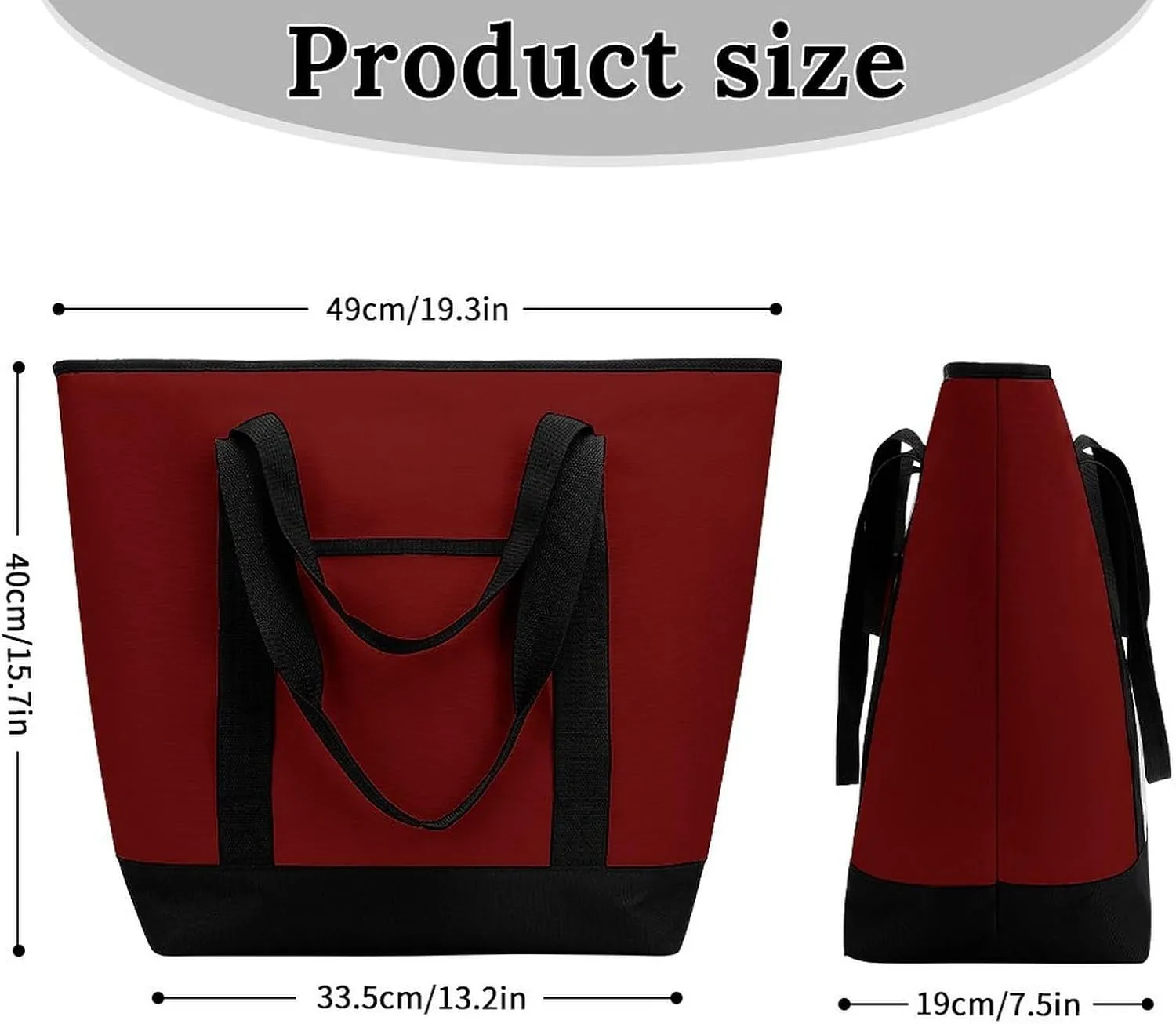 Women's Large-Capacity Thermal Tote Bag Stylish Work & Commute Handbag