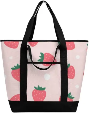 Women's Large-Capacity Thermal Tote Bag Stylish Work & Commute Handbag