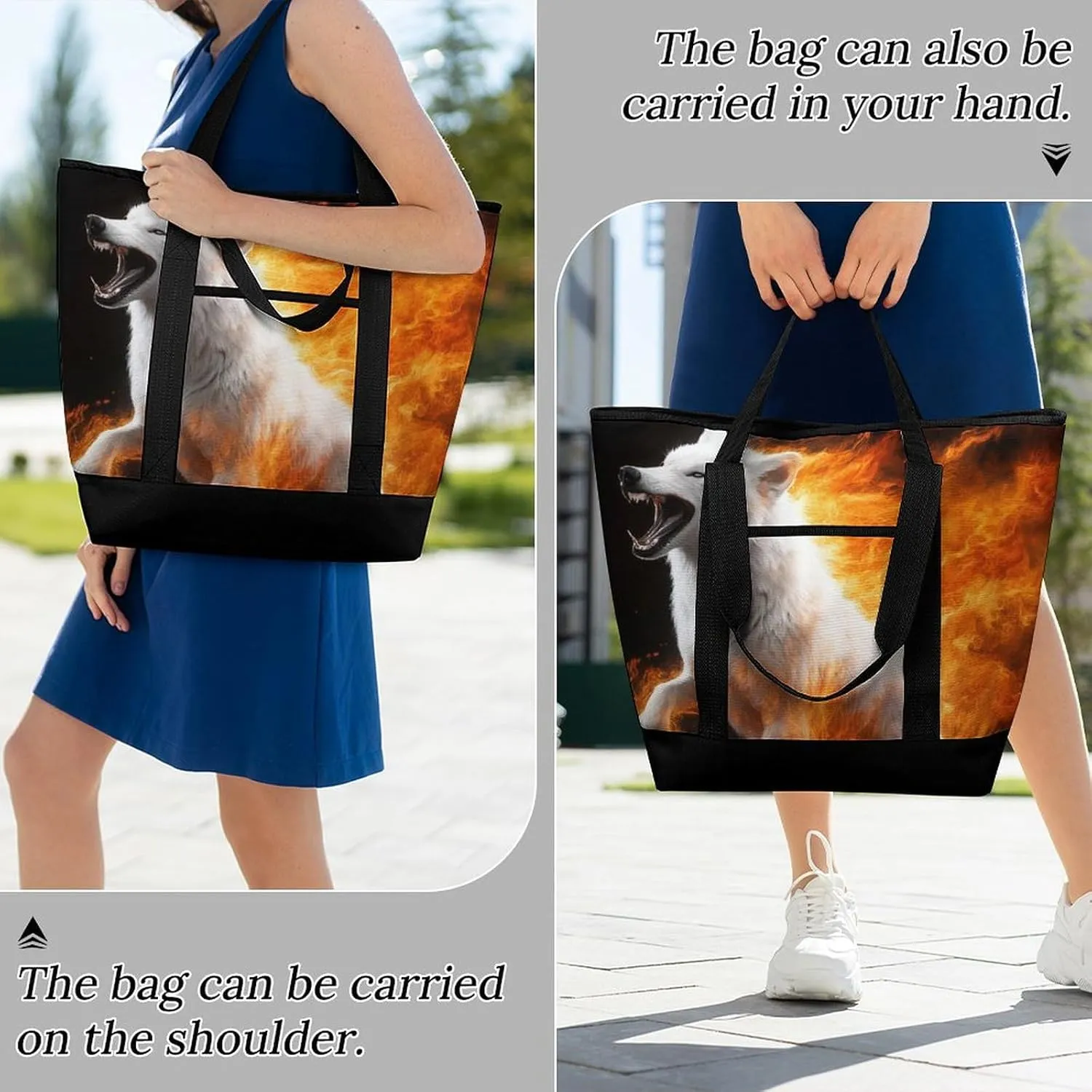 Women's Large-Capacity Thermal Tote Bag Stylish Work & Commute Handbag