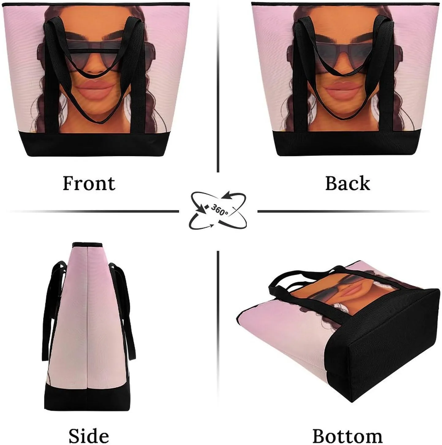 Women's Large-Capacity Thermal Tote Bag Stylish Work & Commute Handbag