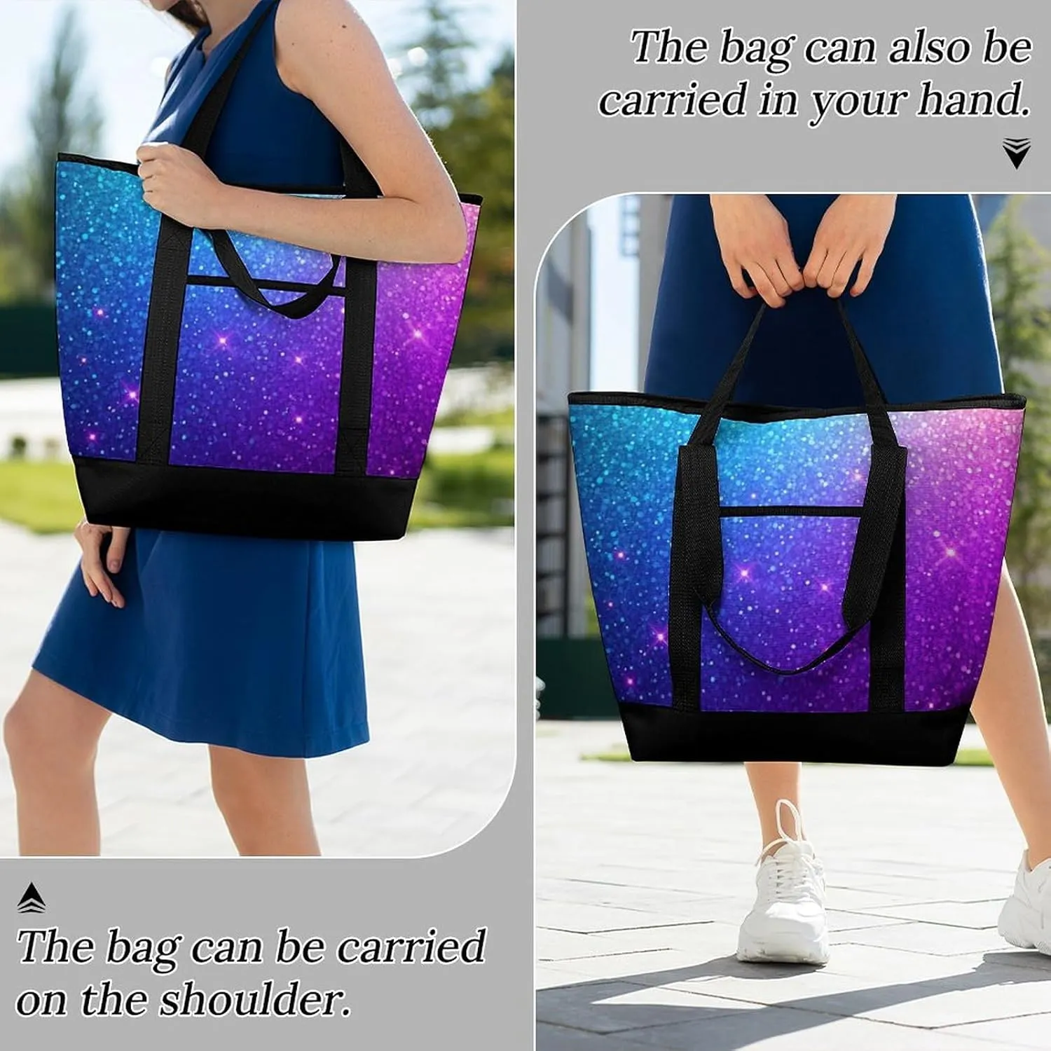 Women's Large-Capacity Thermal Tote Bag Stylish Work & Commute Handbag
