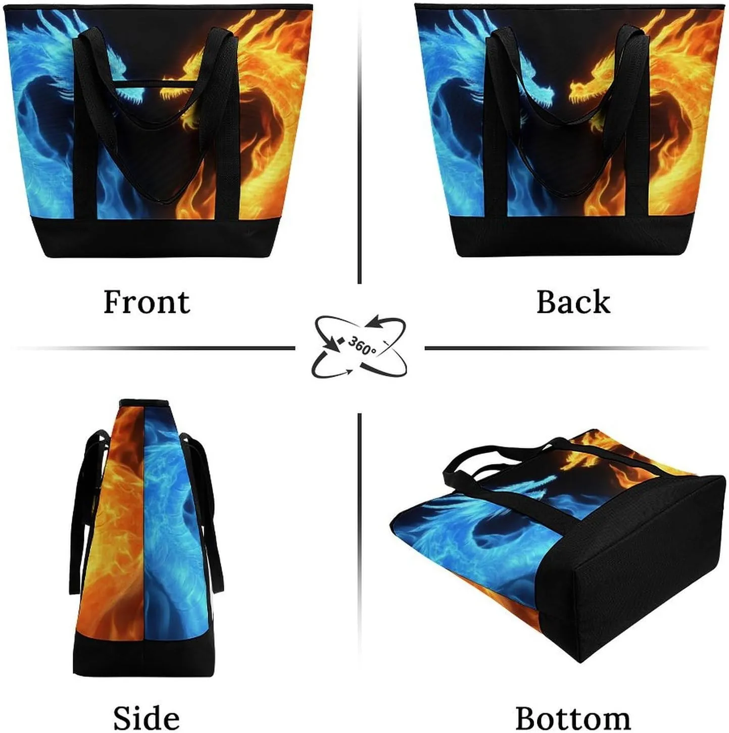 Women's Large-Capacity Thermal Tote Bag Stylish Work & Commute Handbag
