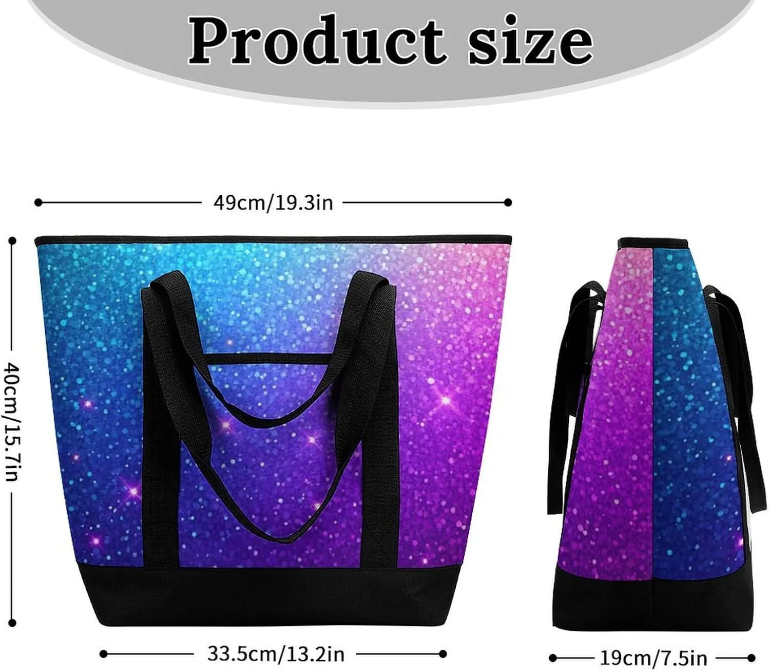 Women's Large-Capacity Thermal Tote Bag Stylish Work & Commute Handbag