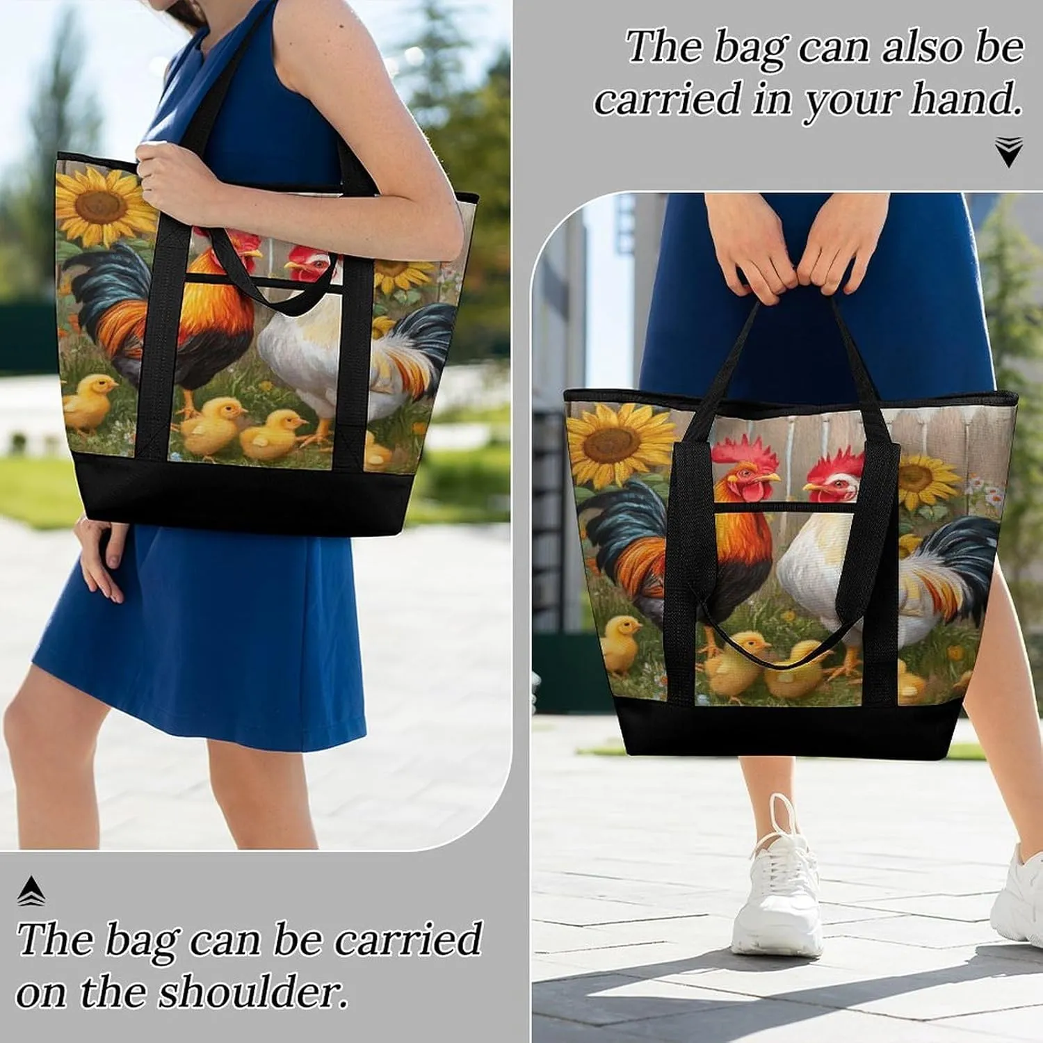 Women's Large-Capacity Thermal Tote Bag Stylish Work & Commute Handbag