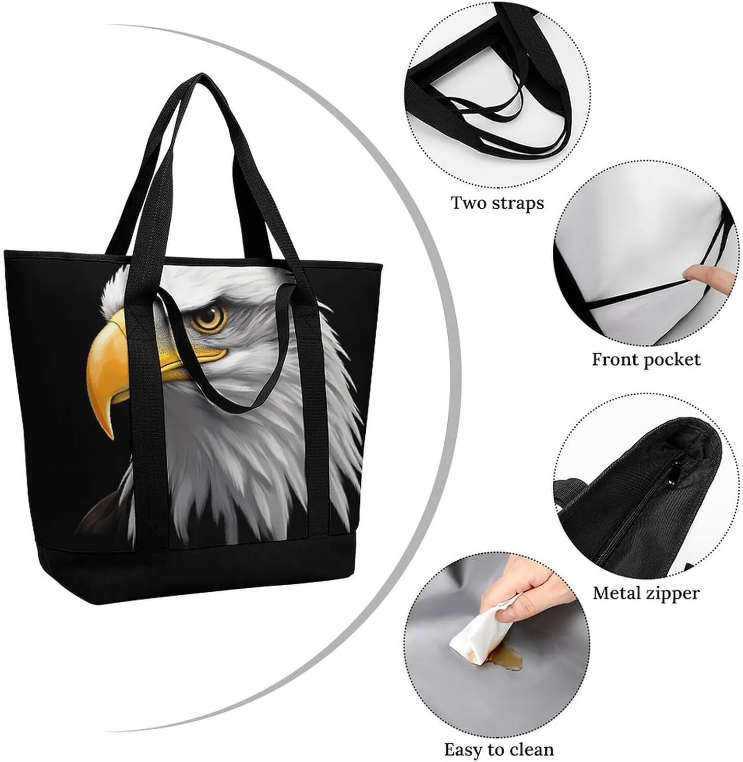 Women's Large-Capacity Thermal Tote Bag Stylish Work & Commute Handbag