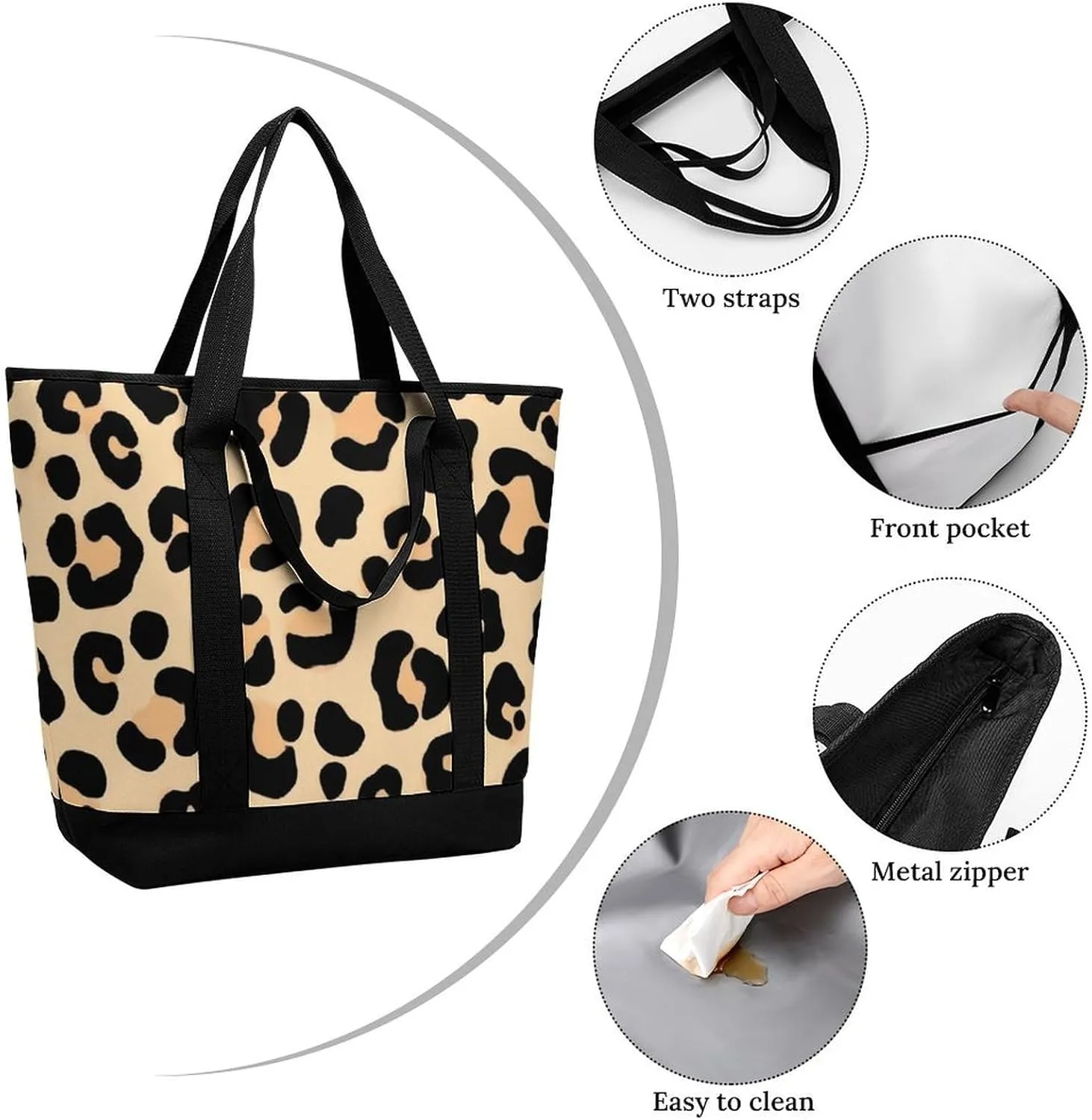 Women's Large-Capacity Thermal Tote Bag Stylish Work & Commute Handbag