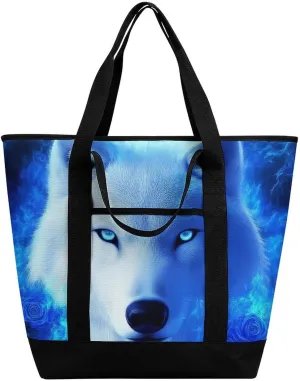 Women's Spacious Thermal Shoulder Bag Stylish Insulated Shopping Tote