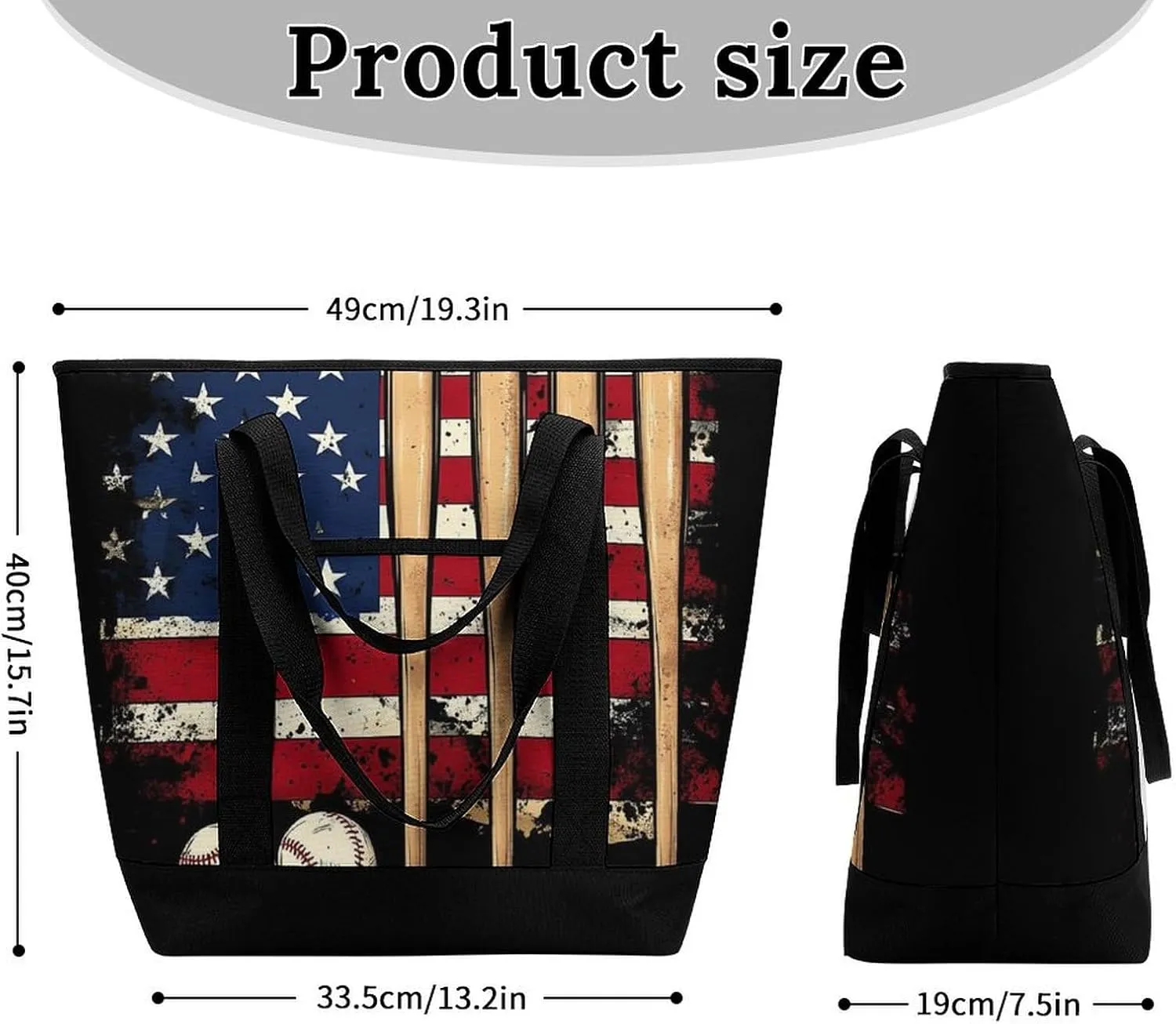 Women's Spacious Thermal Shoulder Bag Stylish Insulated Shopping Tote