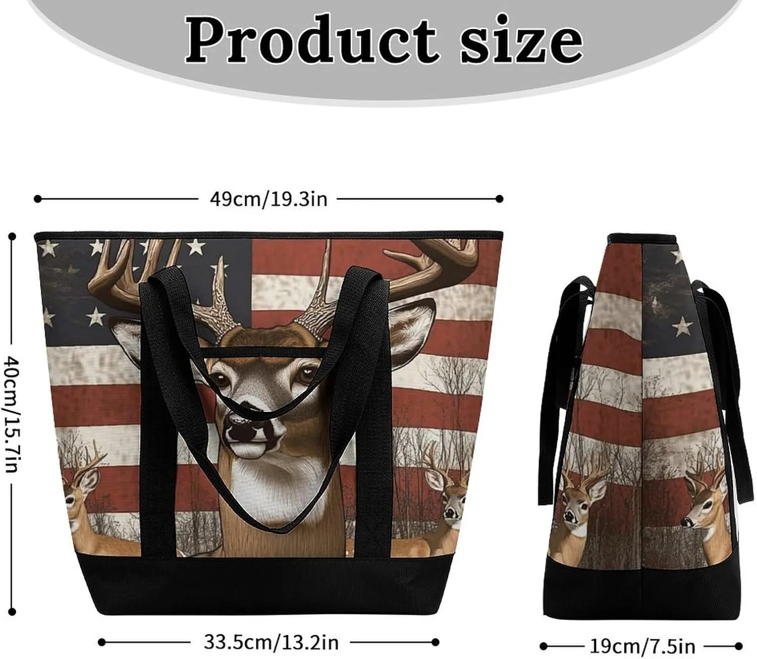 Women's Spacious Thermal Shoulder Bag Stylish Insulated Shopping Tote
