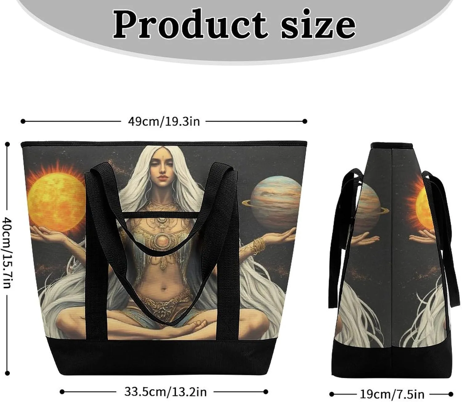 Women's Spacious Thermal Shoulder Bag Stylish Insulated Shopping Tote