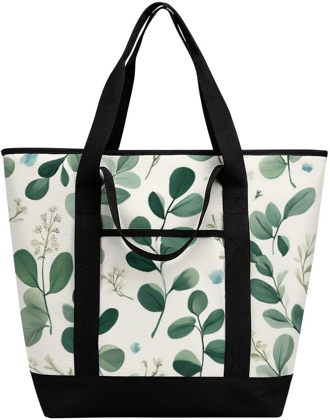 Women's Spacious Thermal Shoulder Bag Stylish Insulated Shopping Tote