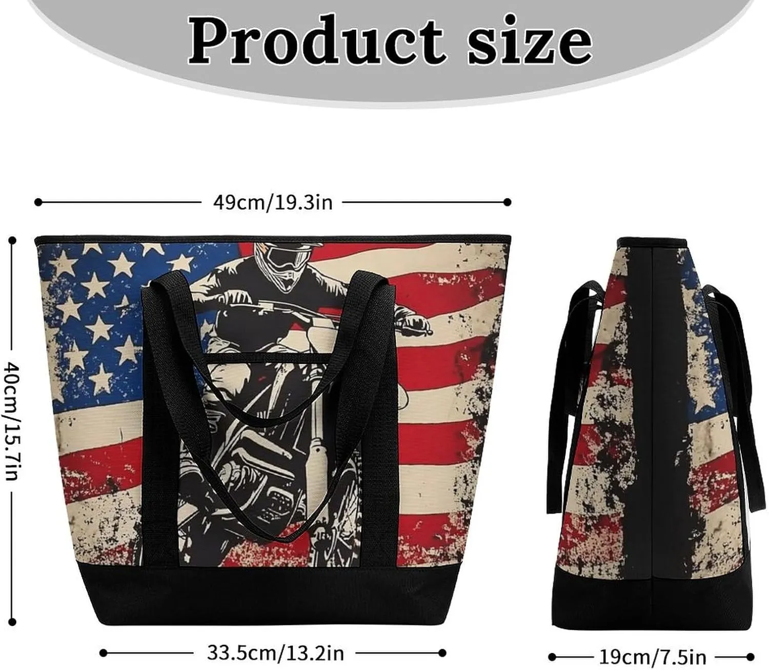 Women's Spacious Thermal Shoulder Bag Stylish Insulated Shopping Tote