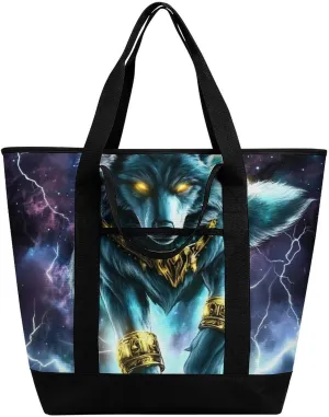 Women's Spacious Thermal Shoulder Bag Stylish Insulated Shopping Tote
