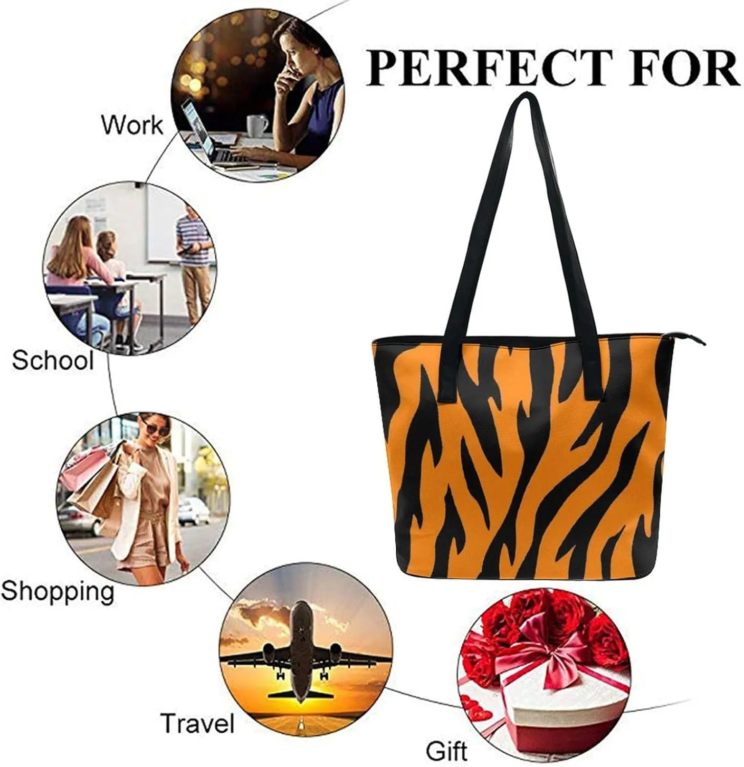 Women's Stylish Crossbody Bag PU Leather Shoulder Purse With Adjustable Strap