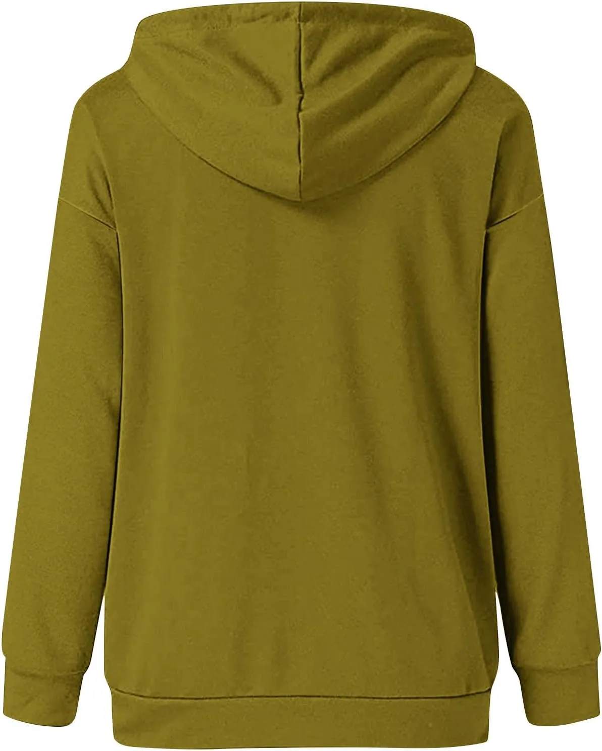 Womens Tops Long Sleeve Button V Neck Hoodies Dressy Casual Hooded Sweatshirt Loose Fit Party Shirts with Pockets
